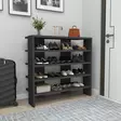 Skoskåp Hanah Home Sargel Antracit Spånskiva 72x75,6x31,4 cm - Skoskåp - 8683743974610 - 2