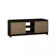 Skoskåp Hanah Home Zulla Antracit Ek Spånskiva 110x43x37 cm - Skoskåp - 8681181806630 - 1