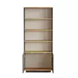 Bokhylla Hanah Home FR16-AA Furu Antracit Spånskiva 75x168,3x26,8 cm - Bokhyllor - 8684282994060 - 4