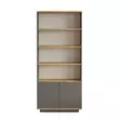 Bokhylla Hanah Home FR16-AA Furu Antracit Spånskiva 75x168,3x26,8 cm - Bokhyllor - 8684282994060 - 1