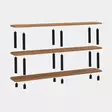 Bokhylla Hanah Home Zen Svart Spånskiva 180x74,9x35 cm - Bokhyllor - 8683342857420 - 5