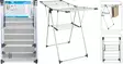 Hopfällbar torkställning 16 meter - Torkställningar och tvättkorgar - 8721037549400 - 1