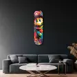 Glastavla Wallity Mario Fan Art Flerfärgad Glas 20x80 cm - Tavlor och ramar - 8684283554270 - 3