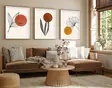 Inramad MDF-tavla Wallity Flerfärgad MDF 50x70 cm 3 Delar - Tavlor och ramar - 8684282341000 - 2