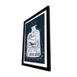 Inramad MDF-tavla Wallity Vit Marinblå MDF 38x53 cm - Tavlor och ramar - 8683743824830 - 3