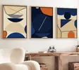 Inramad MDF-tavla Wallity Flerfärgad MDF 50x70 cm 3 Delar - Tavlor och ramar - 8684282336990 - 2