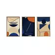 Inramad MDF-tavla Wallity Flerfärgad MDF 50x70 cm 3 Delar - Tavlor och ramar - 8684282336990 - 1