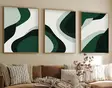 Inramad MDF-tavla Wallity Flerfärgad MDF 50x70 cm 3 Delar - Tavlor och ramar - 8684282340560 - 2