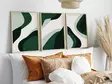 Inramad MDF-tavla Wallity Flerfärgad MDF 50x70 cm 3 Delar - Tavlor och ramar - 8684282340560 - 5