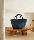 Dekorativ Väska Aberto Design 9059073 Marinblå Bomull 30 cm - Förvaringslådor och korgar - 8683743770380 - 2