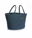 Dekorativ Väska Aberto Design 9059073 Marinblå Bomull 30 cm - Förvaringslådor och korgar - 8683743770380 - 4