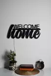 Dekorativ Led Väggdekor Wallity Welcome Home Gul MDF 53x25 cm - Ljussmycken och ljusfigurer - 8682870905030 - 6