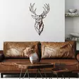 Väggdekor Metall Wallity Rusty Deer Antiquation Metall 70x42 cm - Dekorationer, prydnadsföremål - 8684282644880 - 4