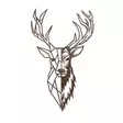 Väggdekor Metall Wallity Rusty Deer Antiquation Metall 70x42 cm - Dekorationer, prydnadsföremål - 8684282644880 - 1