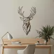 Väggdekor Metall Wallity Rusty Deer Antiquation Metall 70x42 cm - Dekorationer, prydnadsföremål - 8684282644880 - 3