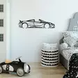 Väggdekor Metall Wallxpert McLaren 720S Silhouette Svart Metall 70x17 cm - Dekorationer, prydnadsföremål - 8683743841820 - 4