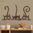 Väggdekor Metall Wallxpert Rusty Cats Antiquation Metall 33x60 cm - Dekorationer, prydnadsföremål - 8684282644910 - 2