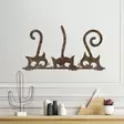 Väggdekor Metall Wallxpert Rusty Cats Antiquation Metall 33x60 cm - Dekorationer, prydnadsföremål - 8684282644910 - 3