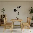 Väggdekor Metall Wallity Fishes Svart Metall 21x26 cm 24x26 cm 20x31 cm 3 Delar - Dekorationer, prydnadsföremål - 8683342941150 - 4