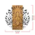Väggdekor Trä Wallity Meditation Svart Metall/Trä 58x57,5 cm - Dekorationer, prydnadsföremål - 8683743680290 - 6