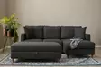 Hörnsoffa Atelier del Sofa Eva Antracit Polyester 210x195x82 cm - Soffor - 8683743274390 - 2