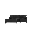 Hörnsoffa Atelier del Sofa Eva Antracit Polyester 210x195x82 cm - Soffor - 8683743274390 - 1