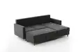 Hörnsoffa Atelier del Sofa Eva Antracit Polyester 210x195x82 cm - Soffor - 8683743274390 - 11