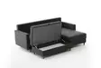 Hörnsoffa Atelier del Sofa Eva Antracit Polyester 210x195x82 cm - Soffor - 8683743274390 - 9