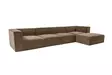 Hörnsoffa Atelier del Sofa Sora Brun Linne 350x190x65 cm - Soffor - 8684282438380 - 7