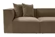 Hörnsoffa Atelier del Sofa Sora Brun Linne 350x190x65 cm - Soffor - 8684282438380 - 14