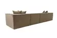 Hörnsoffa Atelier del Sofa Sora Brun Linne 350x190x65 cm - Soffor - 8684282438380 - 10