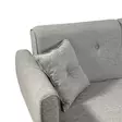 Hörnbäddsoffa Atelier del Sofa Aria Grå Linne 277x175x86 cm - Soffor - 8681875597530 - 6