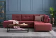 Hörnbäddsoffa Atelier del Sofa Manama Klarröd Polyester 280x206x85 cm - Soffor - 8681875114270 - 2
