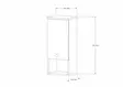Badrumsskåp Hanah Home Mis Valnöt Spånskiva 30x71x21,8 cm - Badrumsmöbler - 8681875449600 - 4