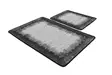 Badrumsmatta Set Mijölnir Flerfärgad 100% Polyester Antibakteriell Halkfri 50x60 cm & 60x100 cm - Badrumsmattor och våtrumsmattor - 8683342800990 - 1