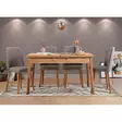 Matbord Hanah Home Santiago Atlantic Grå Furu 120x77x75 cm - Matbord - 8683342722070 - 2