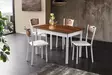 Matbord Hanah Home Polo Valnöt Spånskiva 110x75x70 cm - Matbord - 8683743767120 - 1