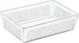 Genomskinlig plastförvaringskorg perforerad 2300 ml - Förvaringslådor och korgar - 8720573580120 - 1