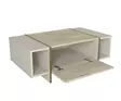 Soffbord Hanah Home Veyron Travertin Sandsten Spånskiva 103,8x37,3x60 cm - Soffbord - 8684283018260 - 7