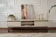 TV-bänk Hanah Home Escape 180 Travertin Svart Spånskiva 180x50x40 cm - TV-bänkar - 8684283111220 - 4