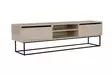 TV-bänk Hanah Home Escape 180 Travertin Svart Spånskiva 180x50x40 cm - TV-bänkar - 8684283111220 - 7