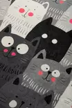 Matta Conceptum Hypnose Cats Grå Polyester 100x160 cm - Stora och medelstora mattor - 8681875387230 - 5