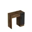 Sminkbord Hanah Home Inci Ljus Valnöt Antracit Spånskiva 77x108,8x37,3 cm - Toalettbord - 8684282529200 - 5