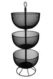 Korgset Hermia Bayev Svart Metall 3 Delar - Serveringsfat - 8684283679140 - 1