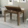 Matbord Hanah Home Kiev 507 Valnöt Spånskiva 110x75x72 cm - Matbord - 8683743327430 - 4