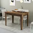 Matbord Hanah Home Kiev 507 Valnöt Spånskiva 110x75x72 cm - Matbord - 8683743327430 - 2