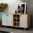 Konsolbord Hanah Home Prilika Ek Vit Spånskiva 140x89x40 cm - Byråer och skåp - 8681875126730 - 3