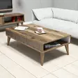 Soffbord Hanah Home Milan Valnöt Spånskiva 105x34,6x60 cm - Soffbord - 8681875827750 - 2