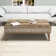 Soffbord Hanah Home Milan Valnöt Spånskiva 105x34,6x60 cm - Soffbord - 8681875827750 - 3