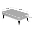 Soffbord Hanah Home Milan Valnöt Spånskiva 105x34,6x60 cm - Soffbord - 8681875827750 - 4
